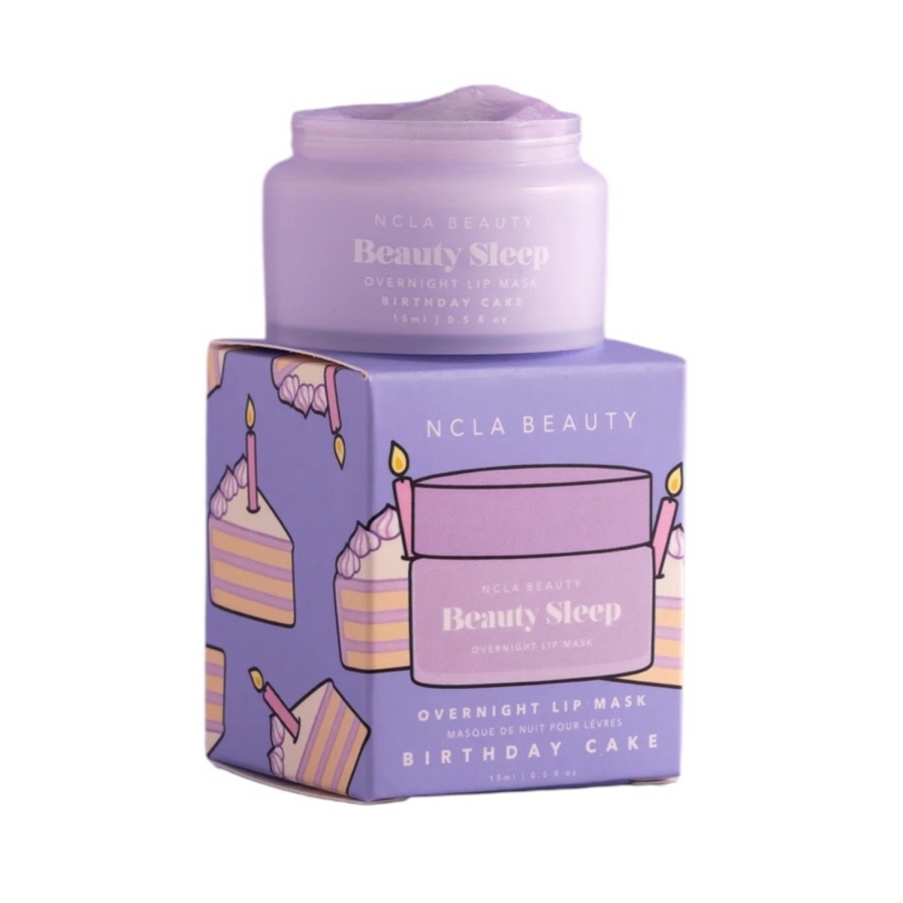 NCLA Beauty NEW Unopened Beauty Sleep Overnight Lip Mask Birthday Cake NIB